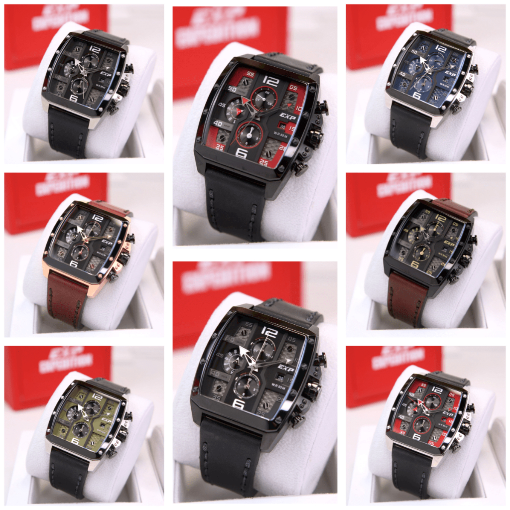 JAM TANGAN PRIA EXPEDITION EXP 6636 ORIGINAL - TALI KULIT