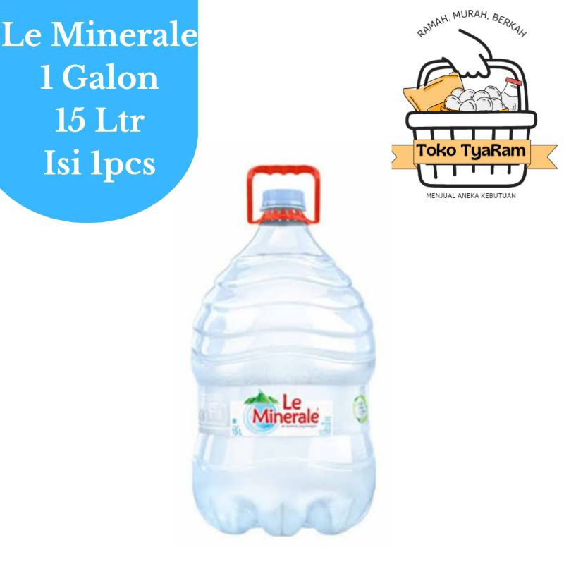 

Galon LE MINERAL 15Liter/air le mineral 15ltr/le mineral 15ml