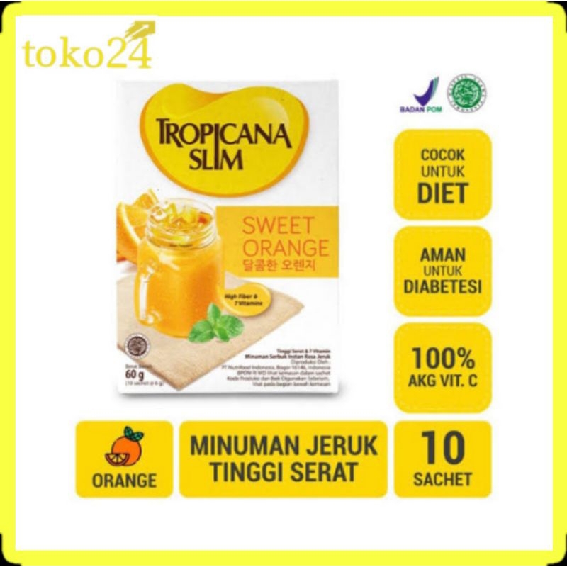 

Tropicana Slim Sweet Orange 10's