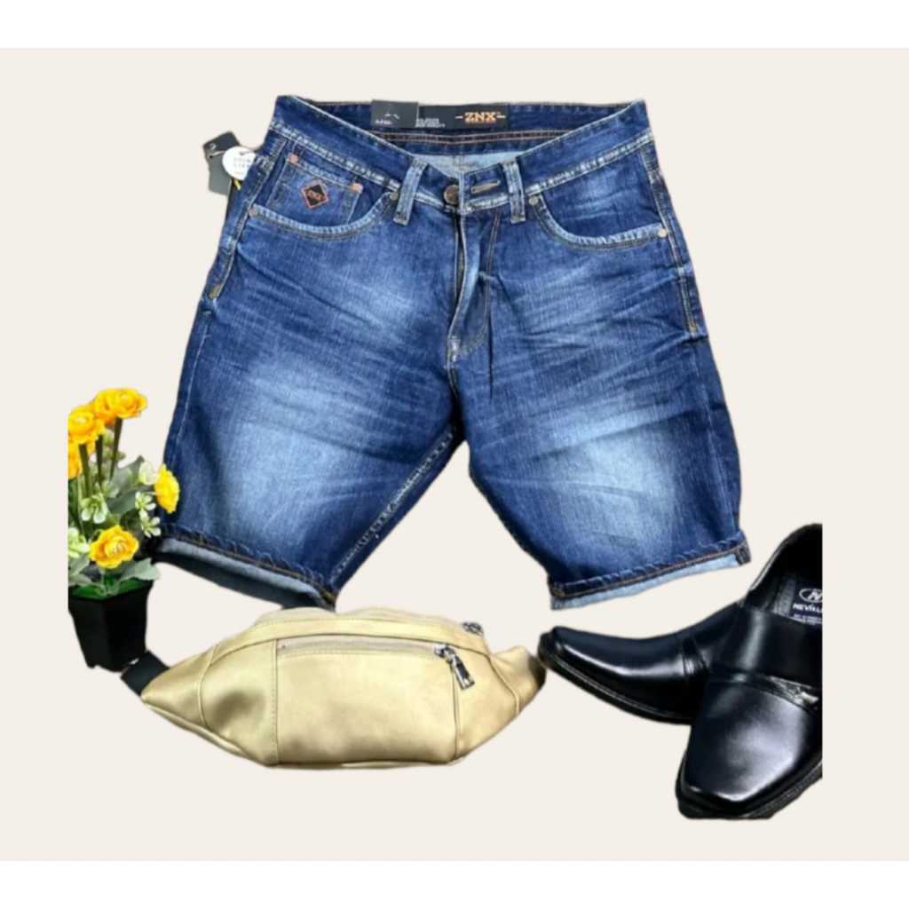 CELANA PRIA JEANS PENDEK JUMBO ZNX/CELANA JEANS PENDEK JUMBO/JEANS PENDEK PRIA