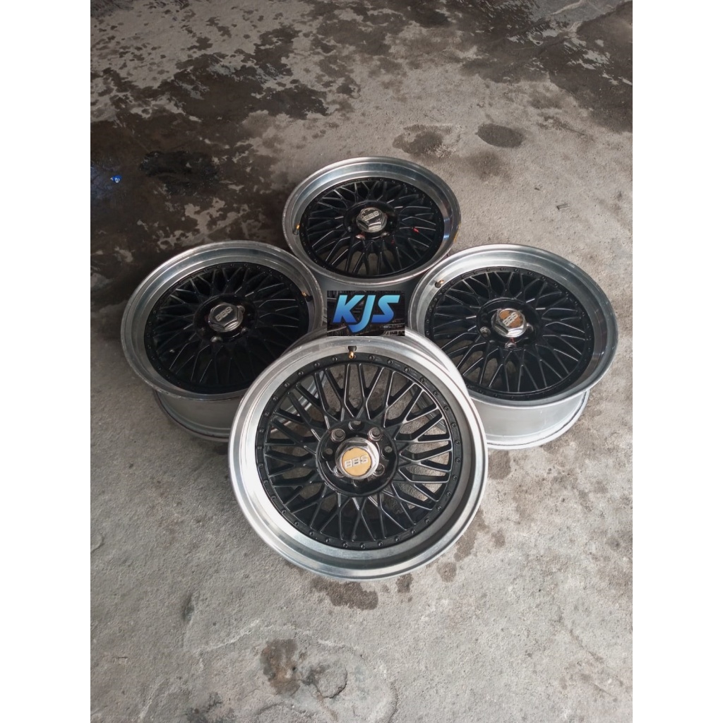 Velg Racing Bekas BBS Ring 17 Pcd 4x100 4x114 R17 Buat Yaris Jazz Avanza Xenia Livina Sigra Fiesta