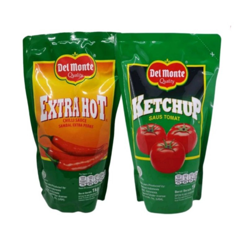 

Delmonte saus tomat dan extra pedas 1kg