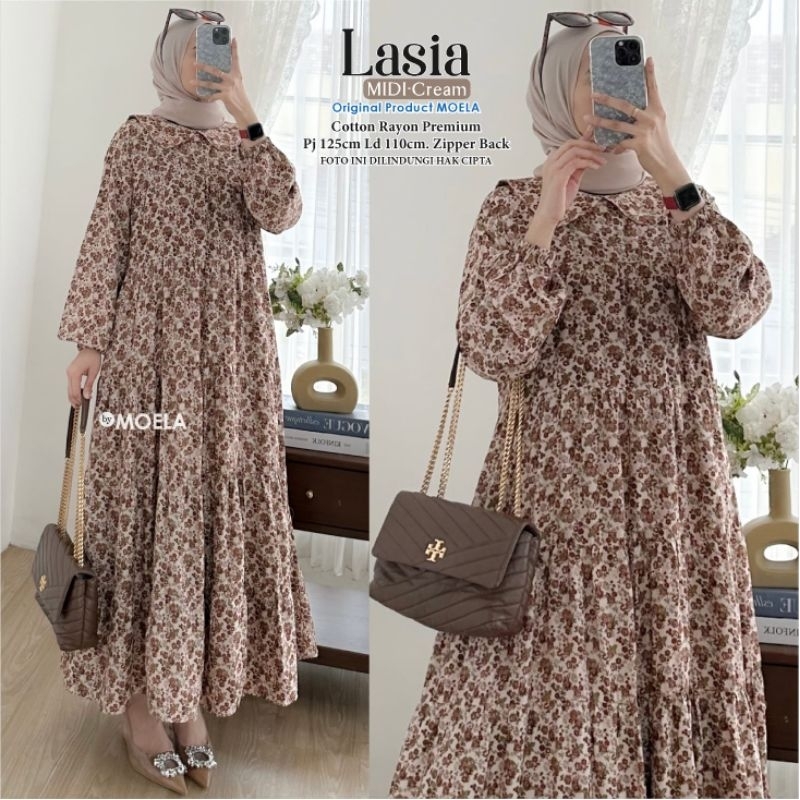 Lasia Midi By Moela Ori || Gamis Midi