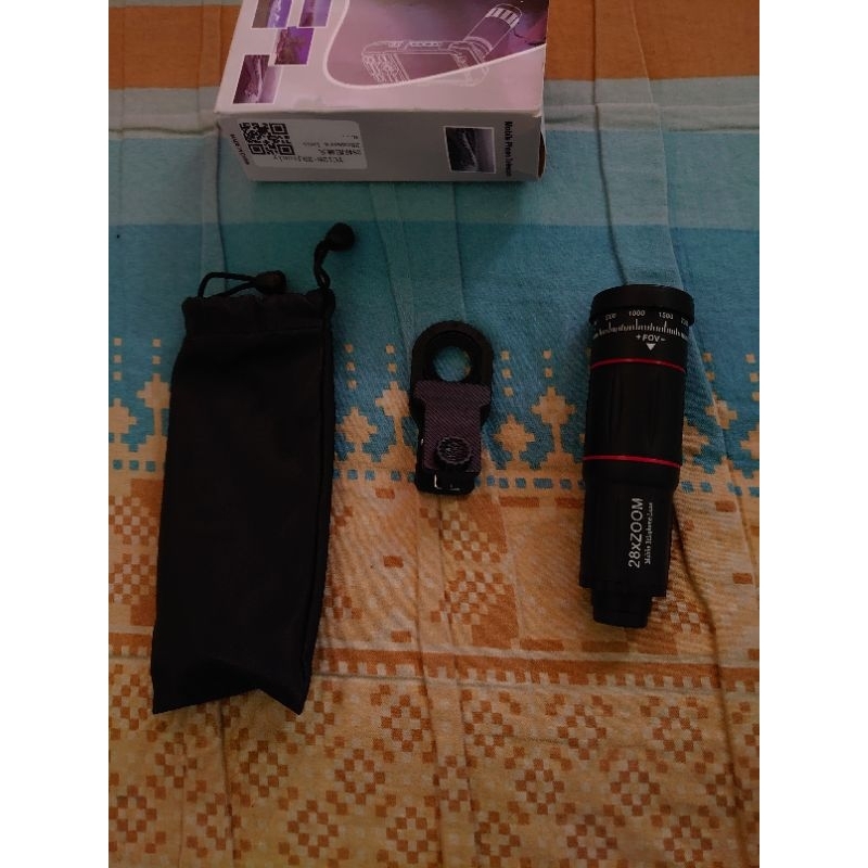 lensa apexel 28x zoom bulan