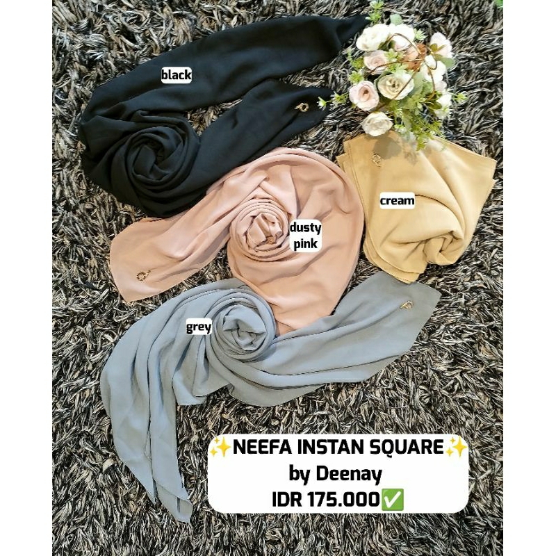 Hijab Neefa Instan Square By Deenay