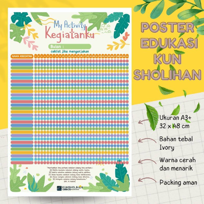 Poster Kegiatan Ibadahku