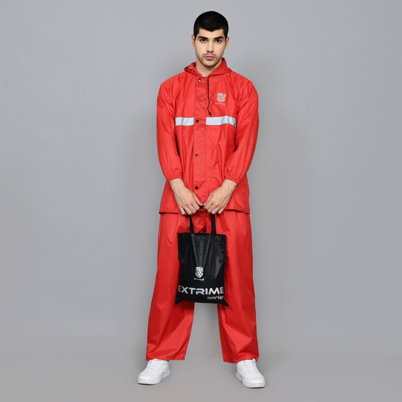 Jas Hujan Extrime Series Setelan Jas Hujan Motor Full Sealing Press