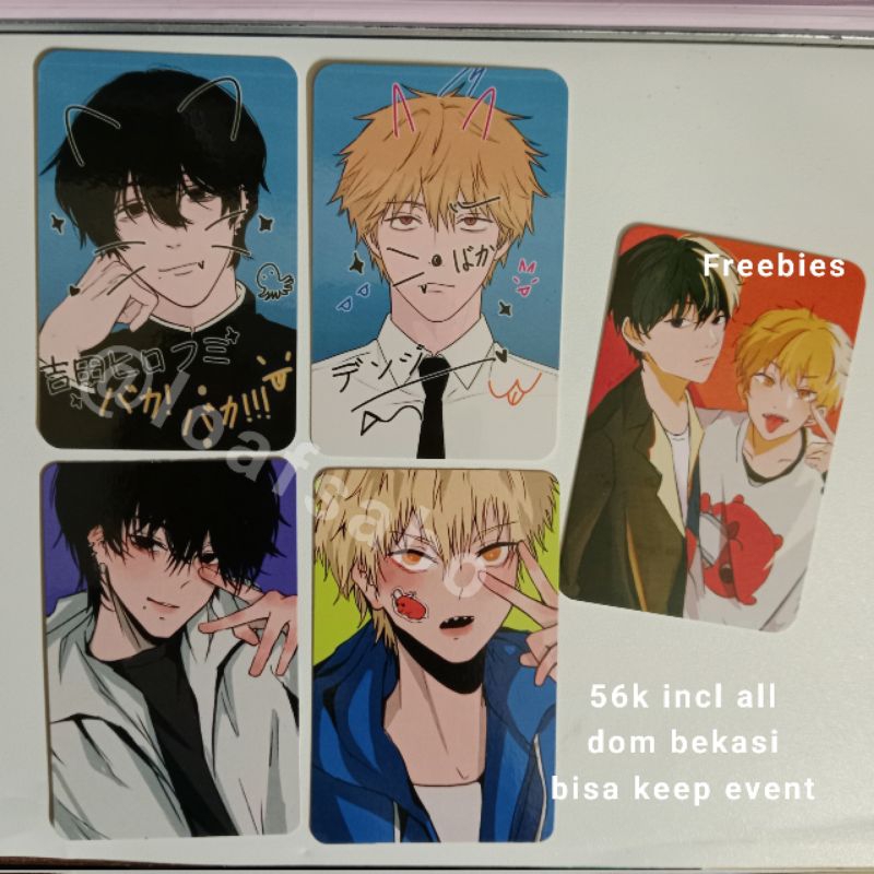 photocard chainsaw man yoshida denji power