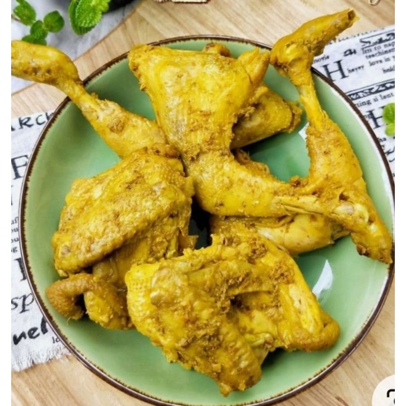 

ayam kampung ungkep vacuum frozen plus sambal