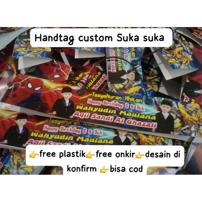 

Hand tag Goodie snack label untuk souvenir / label goodie bag/ hangtag