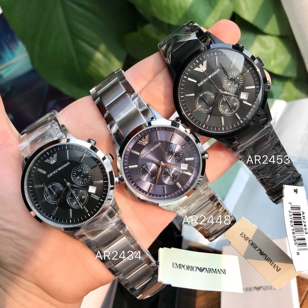 AR2432 AR2448 AR1451 Armani men's ceramic quartz watch business analog dress watch timepiece versati