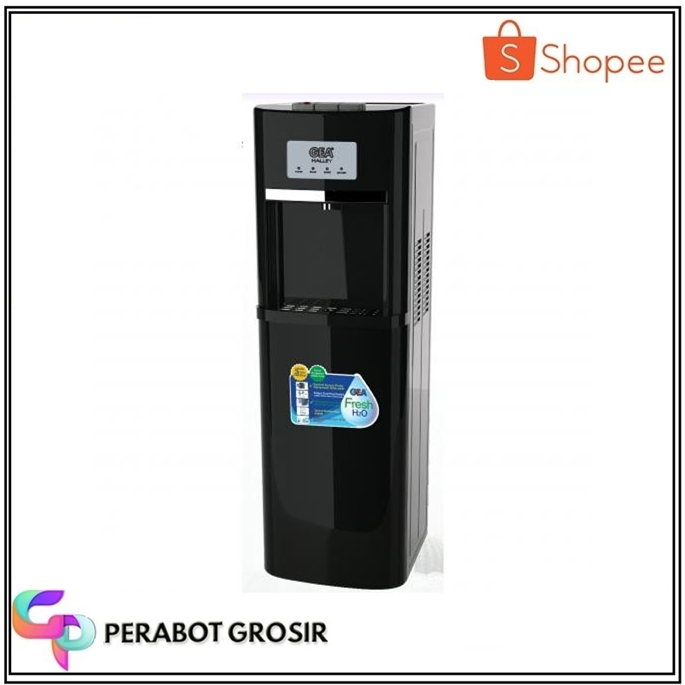 DISPENSER GEA GALON BAWAH GEA HALEY Panas Dingin Biasa - Kompresor