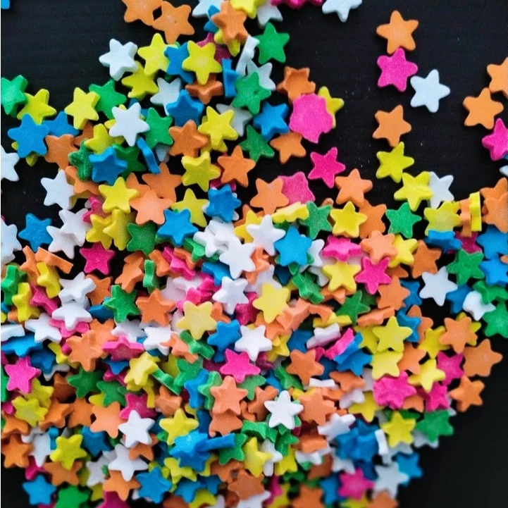 

Sprinkle taburan bintang/sprinkle topping bintang 50gr