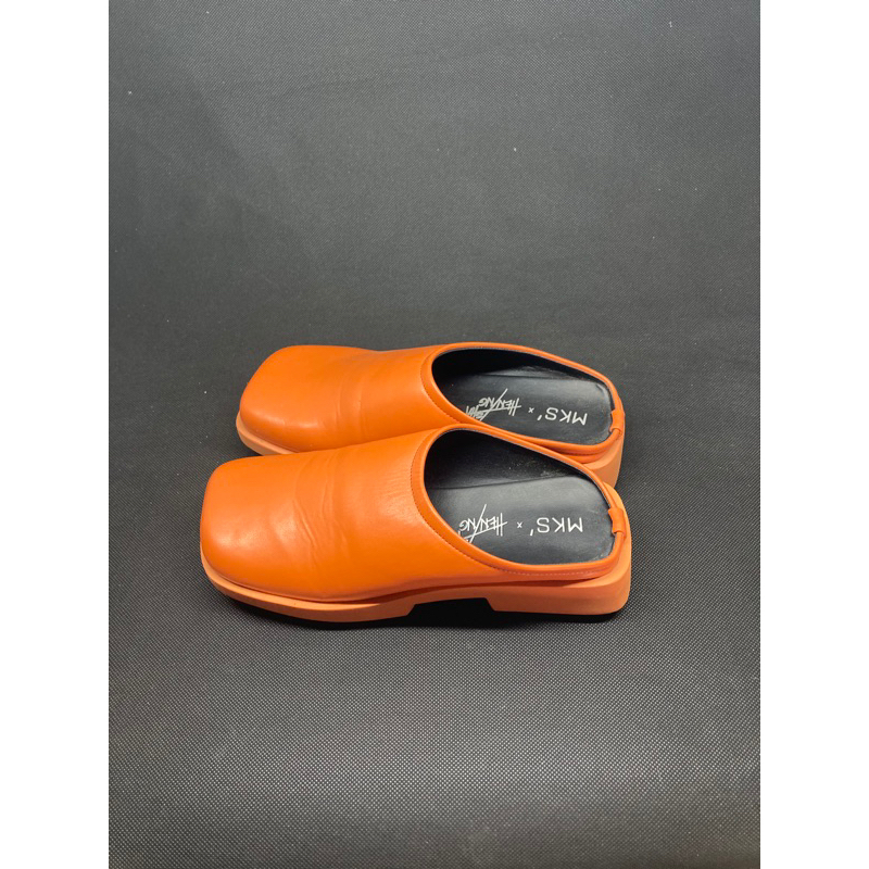 MKS × Isha Hening Mules Orange