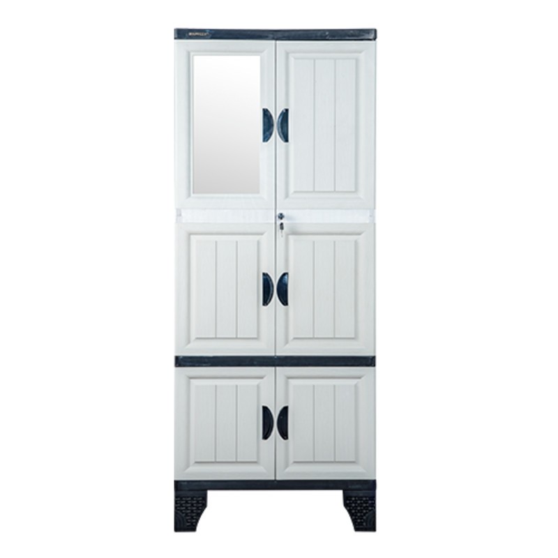 Lemari plastik BCBC G21X CK Napolly cermin kaca