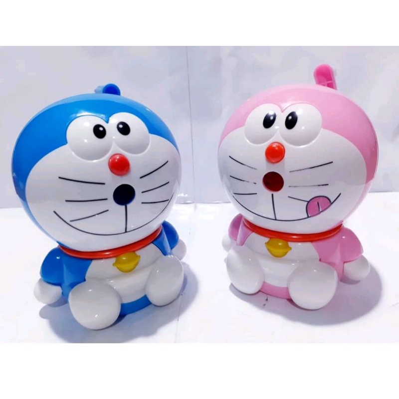 Serutan pencil Doraemon/ rautan pensil putar karakter Doraemon/ serutan pensil putar