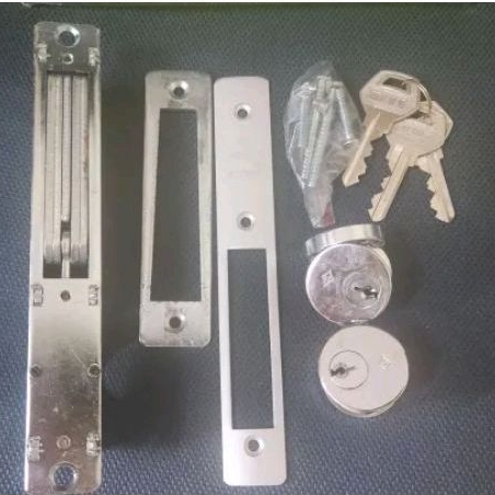 Piyugardening Kunci Pintu Aluminium Cylinder Dead Lock Merk Alpha No 5128
