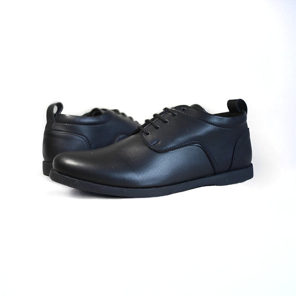 Dolpx sepatu oxford wingtip moccasin  FORMAL pantopel hitam buccheri strap glossy SADDLE SHOES PRIA 