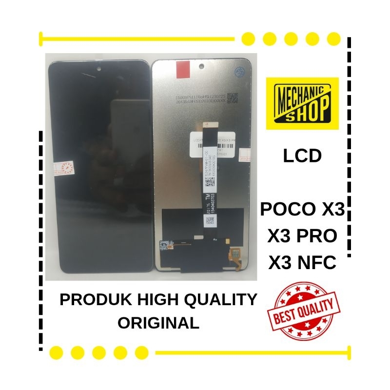 LCD XIAOMI POCOPHONE X3 / X3 NFC / X3 PRO FULLSET