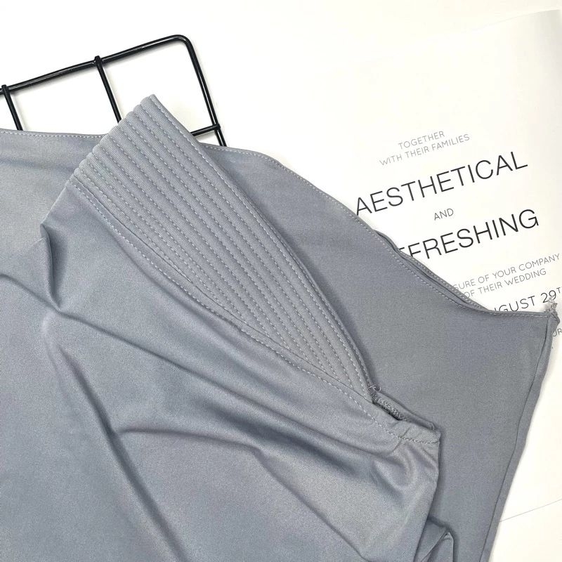 Hijab bergo pendek bahan jersey hijab hamidah