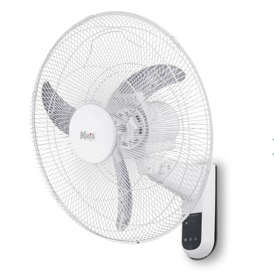Kipas angin dinding Krisbow wall fan 18inch pakai remote