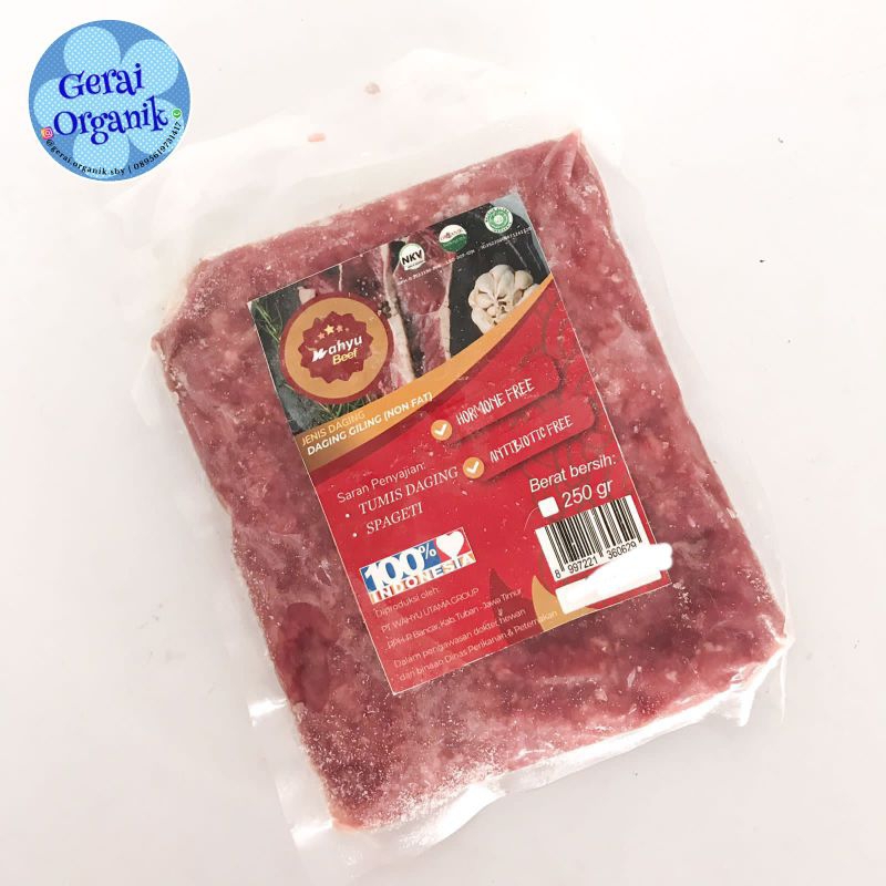 

DAGING GILING WAHYUBEEF GRASSFED ORGANIK HALAL