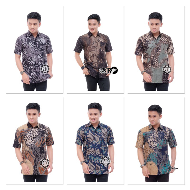 BAJU BATIK PRIA ABADI BATIK KEMEJA BATIK PRIA LENGAN ABADI PENDEK