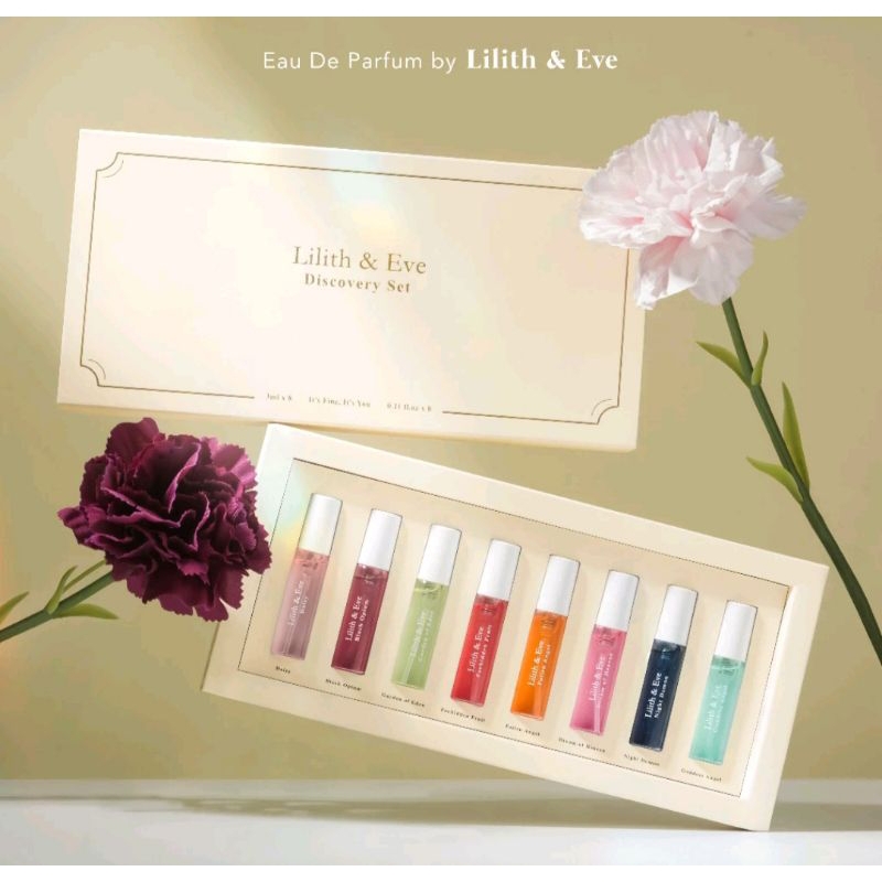 new ori lilith & eve discovery set parfum travel size