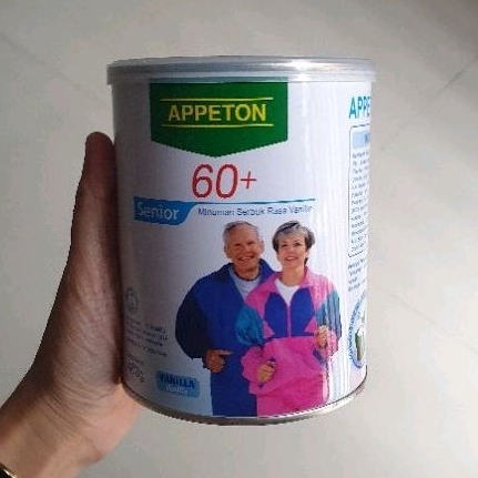 Appeton Weight Gain senior 60+ susu lansia 400gr rasa Vanila