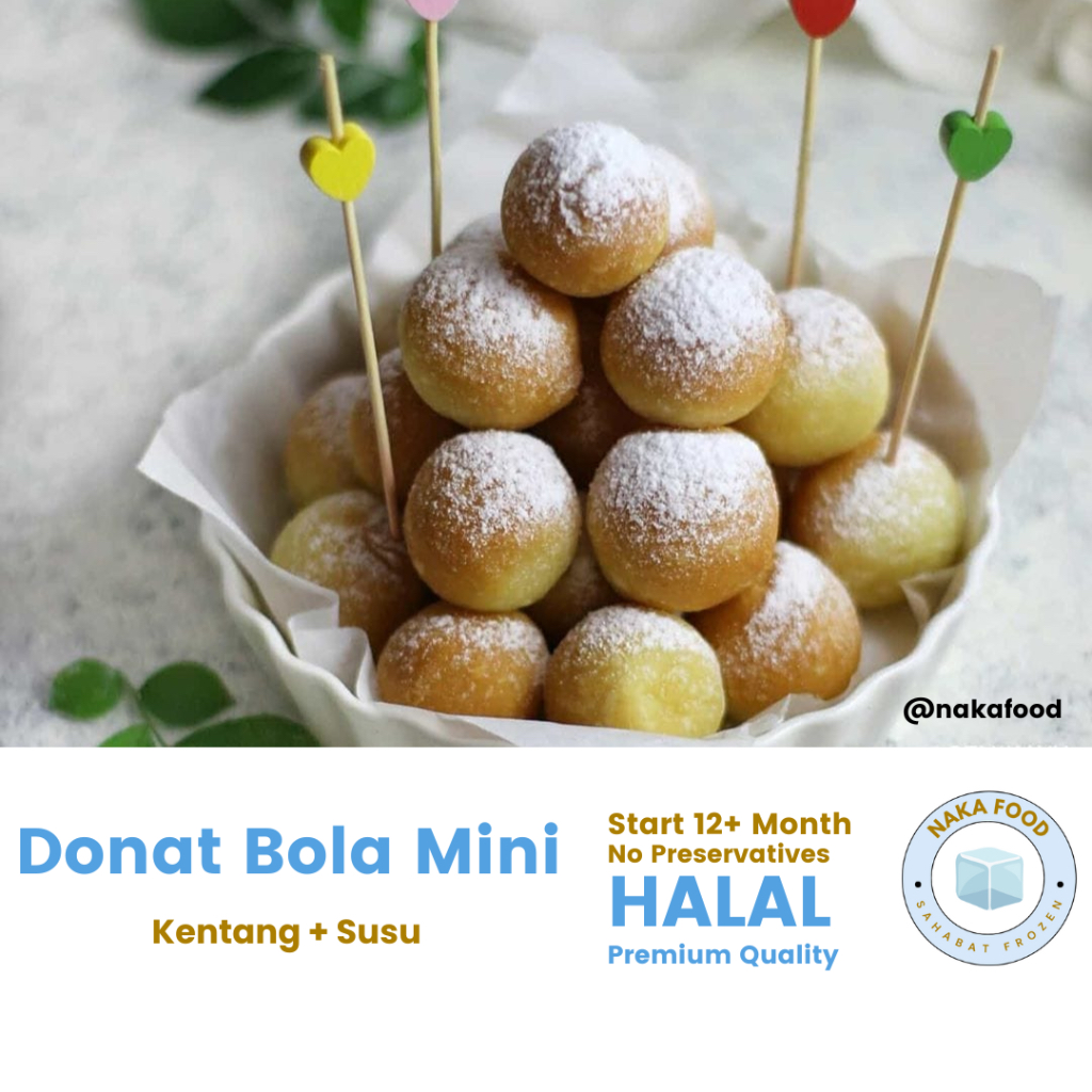 

DONAT KENTANG SUSU BOLA MINI ISI 40 Homemade