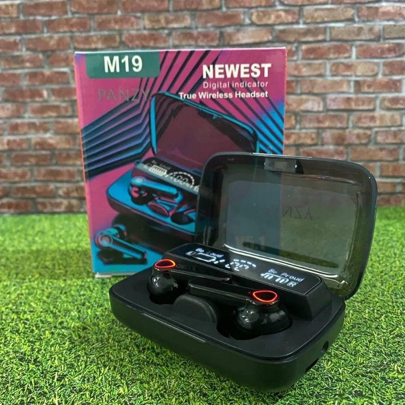 PROMO TWS M19 NEWEST HEADSET BLUETOOTH