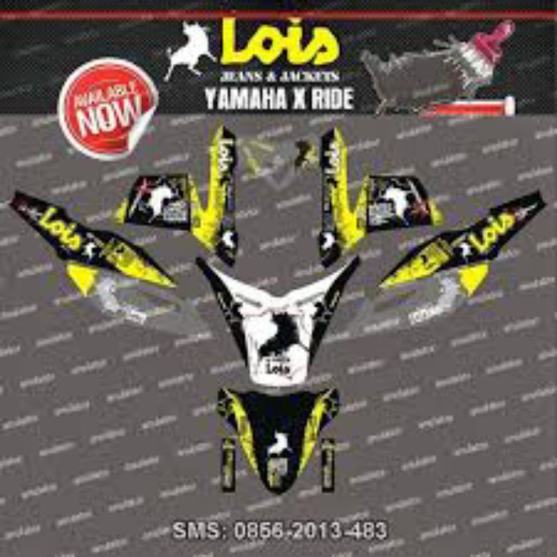 stiker LOIS motor beat 2019