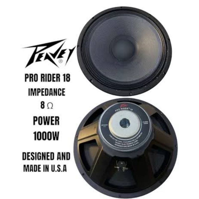 SPEAKER SUBWOOFER PEAVEY 18 INCH 1000 WATT