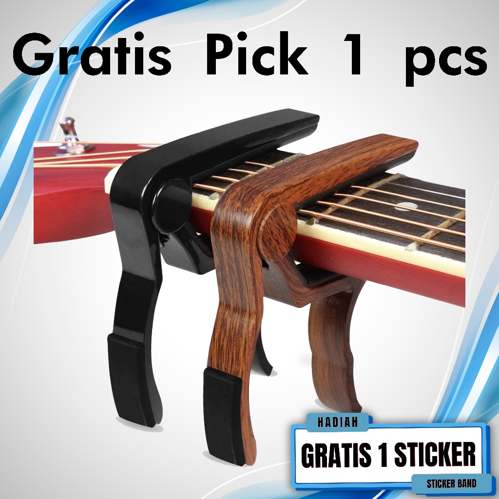 Capo Gitar Stainless Akustik Elektrik ukulele
