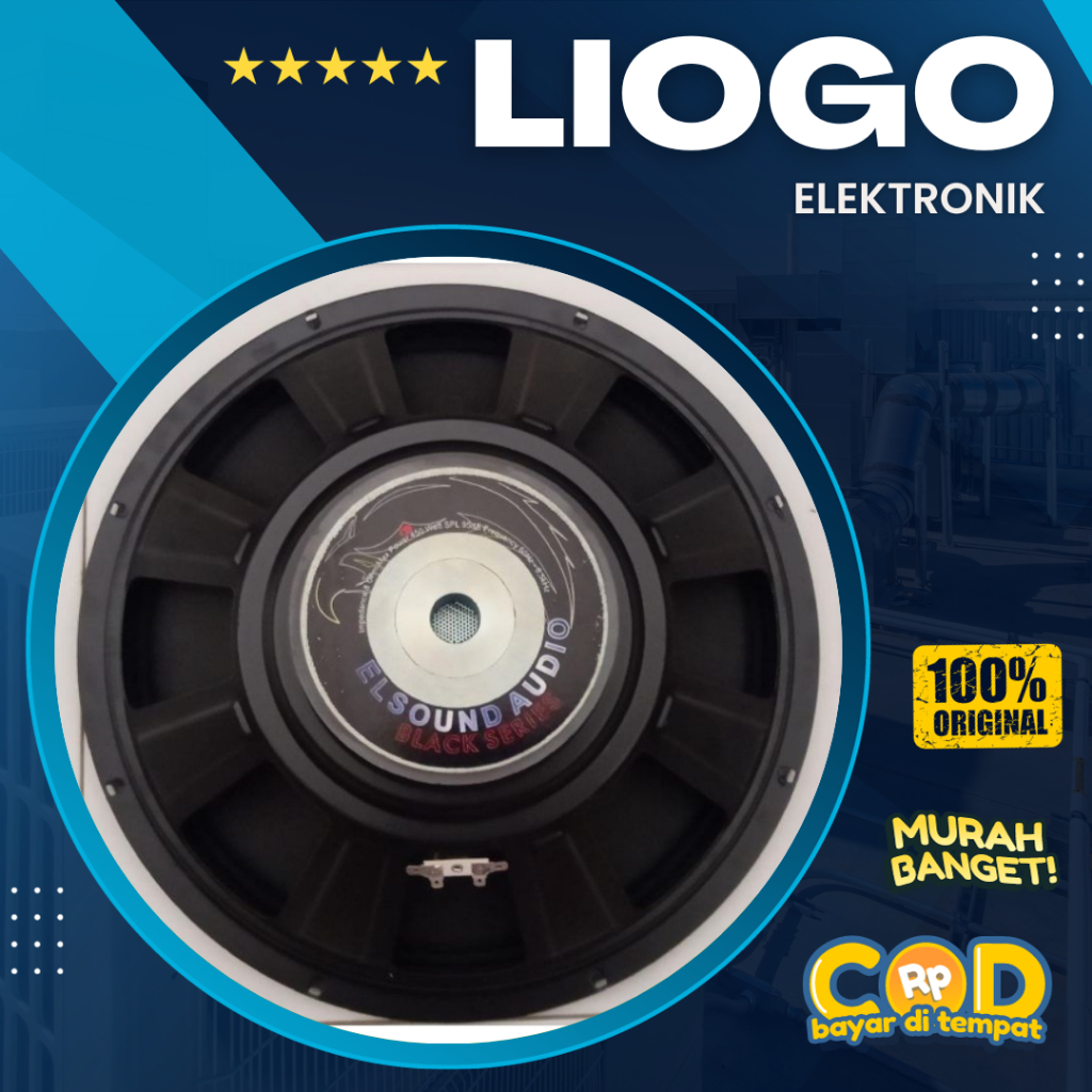 Speaker Fullrange 15 Inch Elsound 15 M140 450 Watt Elsound 15 Inch Magnet 140