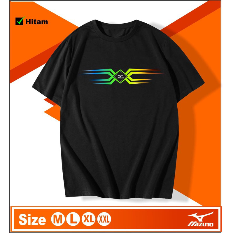 Kaos Voli Mizuno Baju Olahraga Bola Voli Original Katun 30s