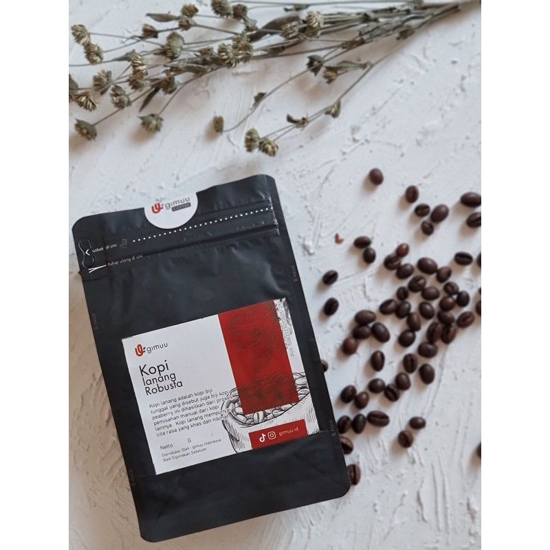 

KOPI LANANG PEABERRY 200 g FRESH ROAST | KOPI HITAM MURNI