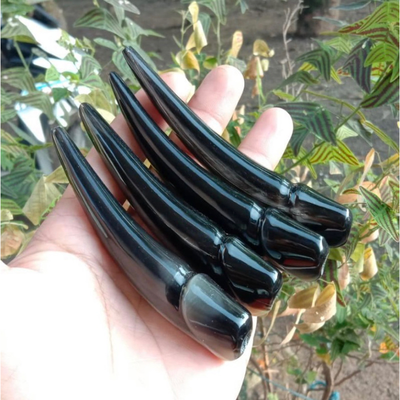 ONCE PIPA TANKER TANDUK KERBAU MODEL BURUNG FULL HITAM MULUSS