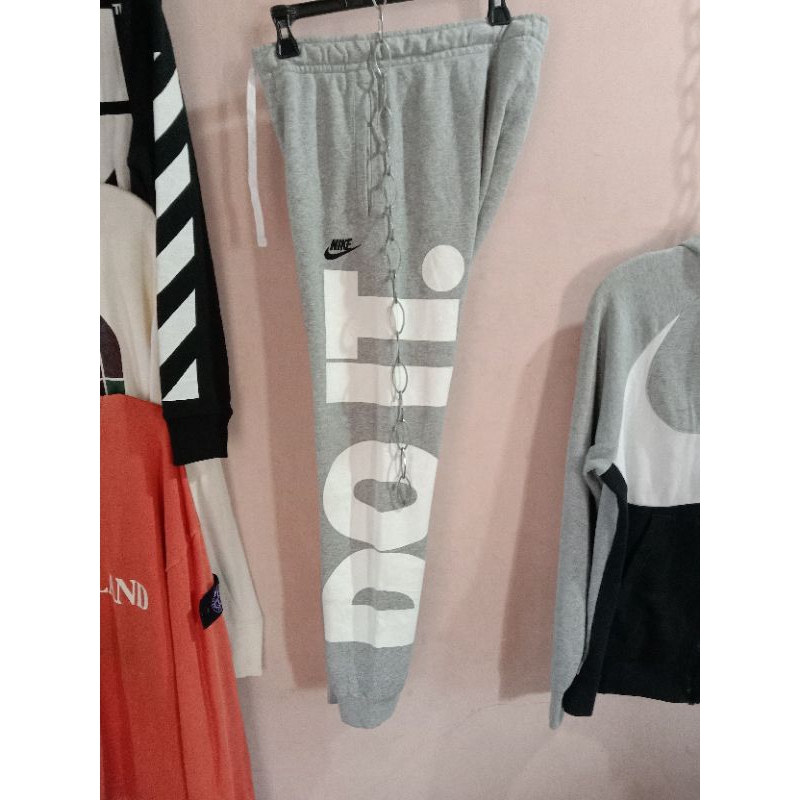 joger Nike just do it big logo spell out