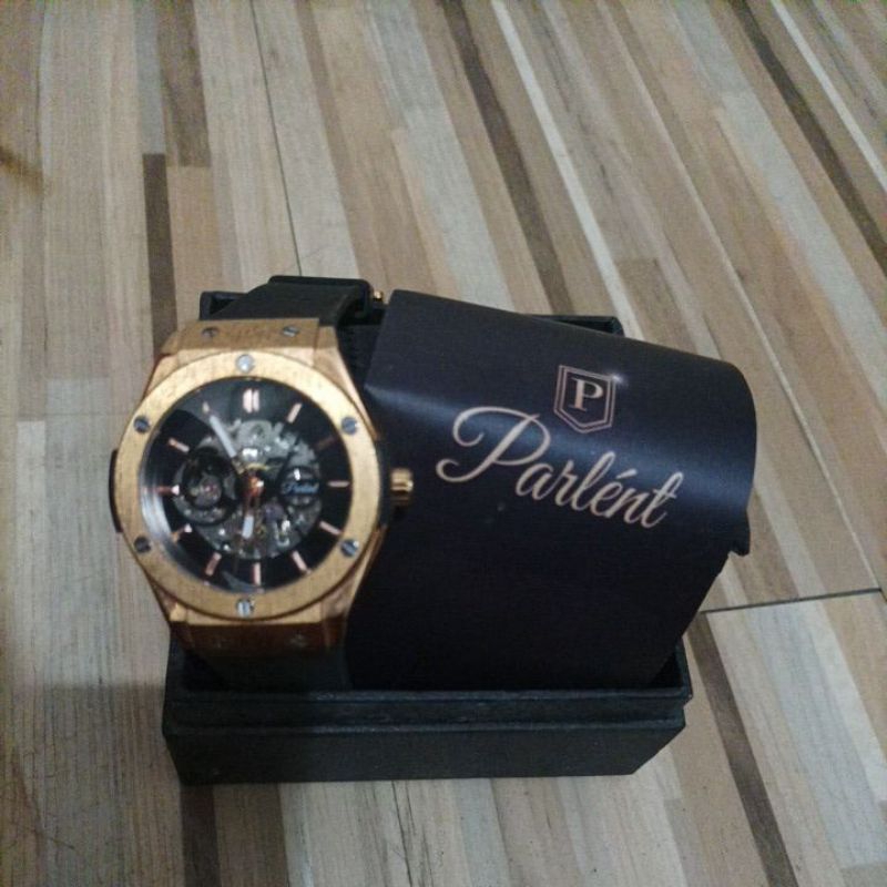 jam tangan parlent geneva second