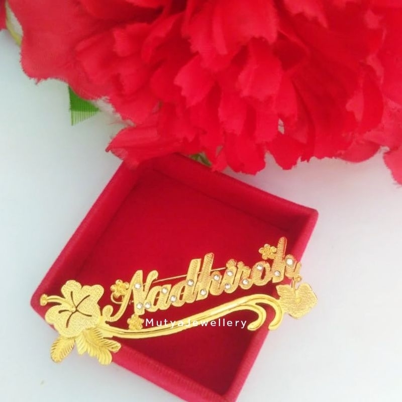 Bros Nama/ Bros Peniti / Bros Dada Ukir Nama