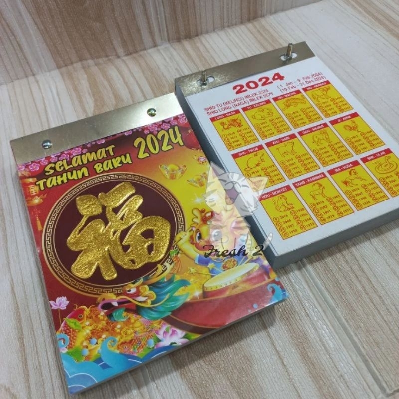kalender indonesia dan papan kalender kalender 1 set  kalender dindingkalender harian