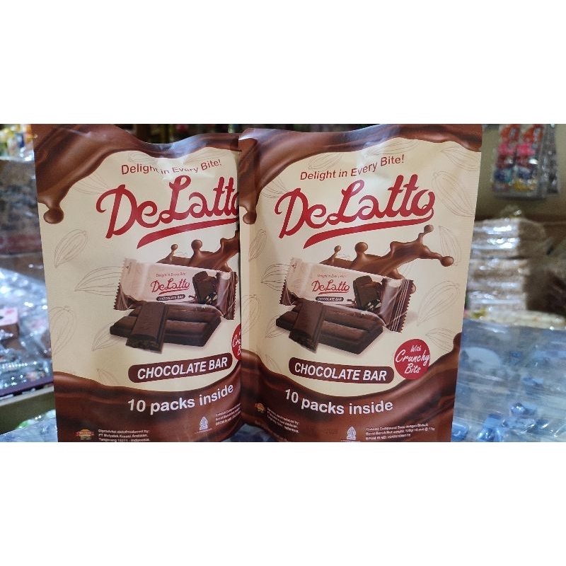 

CHOCOLATE BAR DELATTO ISI 10 PCS