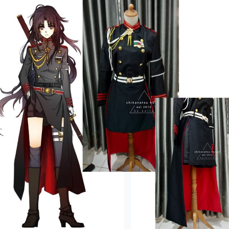 Guren Female Cosplay Costume Owari No Seraph/Seraph Till The end