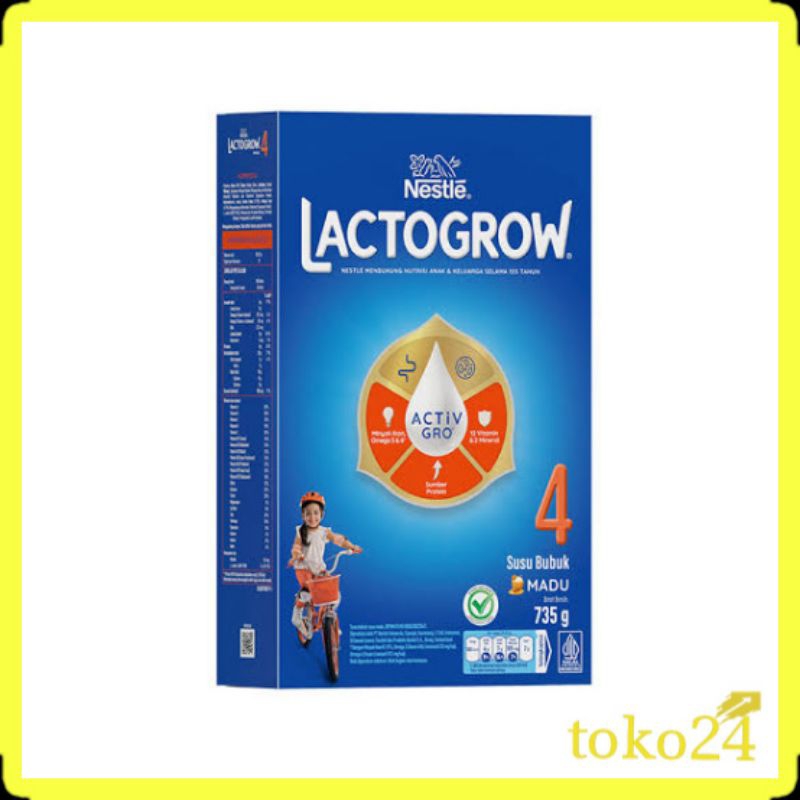 Nestle Lactogrow 4 735 gr Susu Balita 3 - 5 Tahun