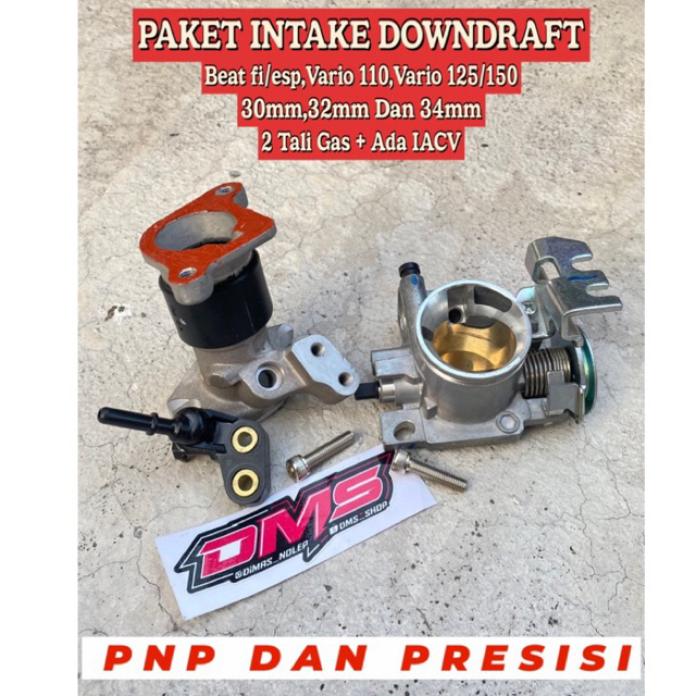 INTAKE DOWNDRAFT manifold intak downdraft set Vario 125/150 beat scoopy