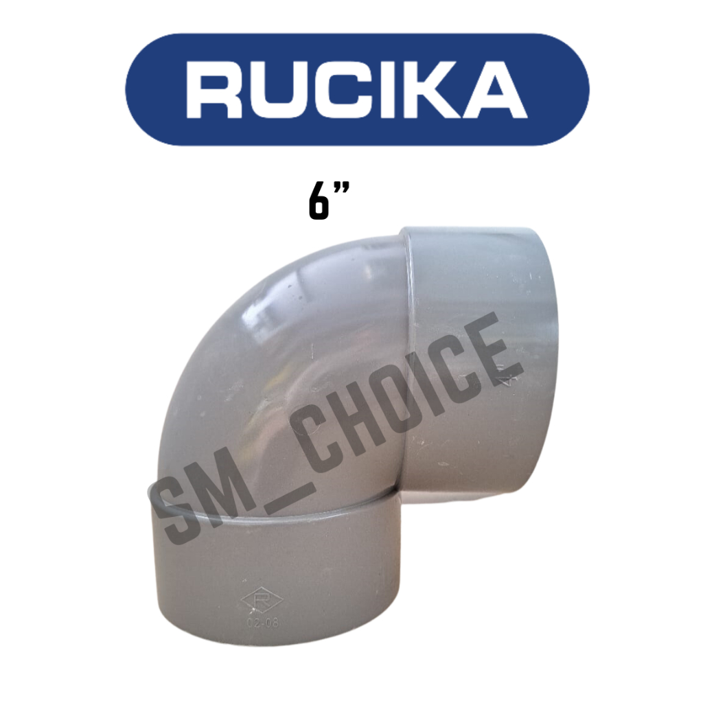 PIPA RUCIKA KENI 6" RUCIKA ELBOW 6" D RUCIKA KNEE 6" RUCIKA D