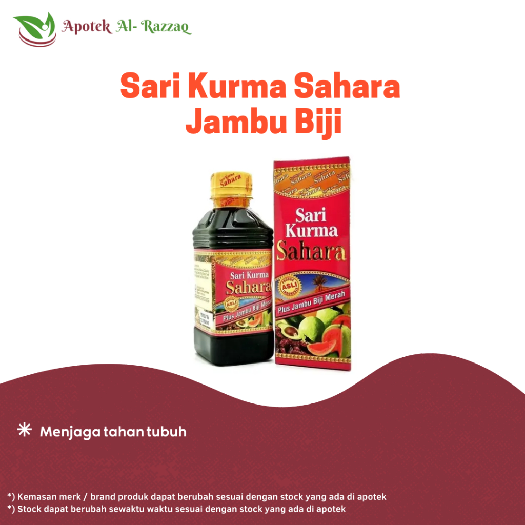 

Sari Kurma Sahara Plus Jambu Biji Merah 330g