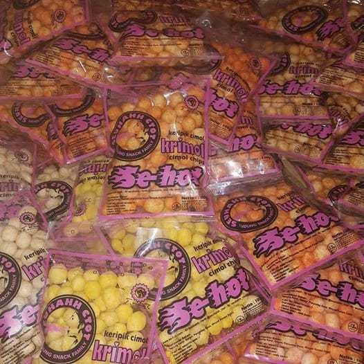 

Paket Usaha 10 bks Krimol kripik Cimol Sehot 100 gr