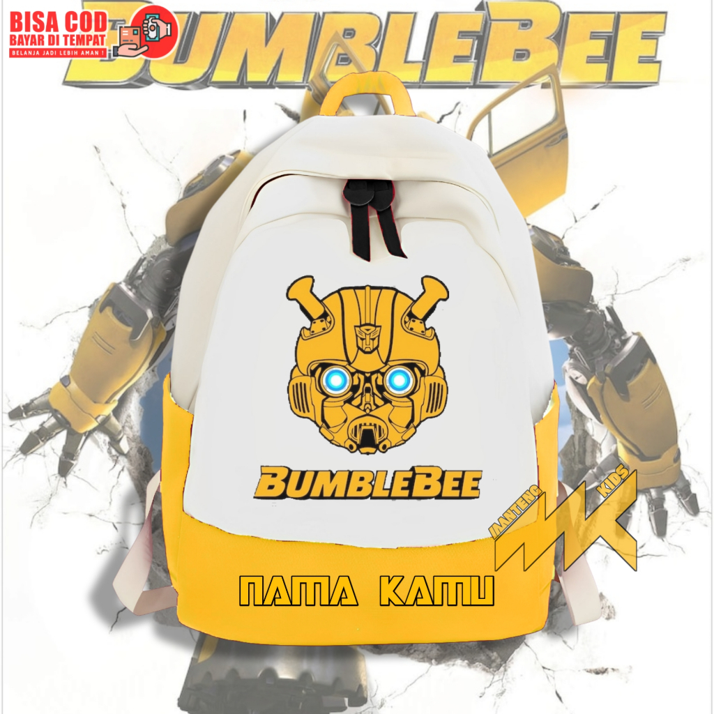 Tas Anak SD TK Bumblebee Transformers / Ransel Anak Transformers